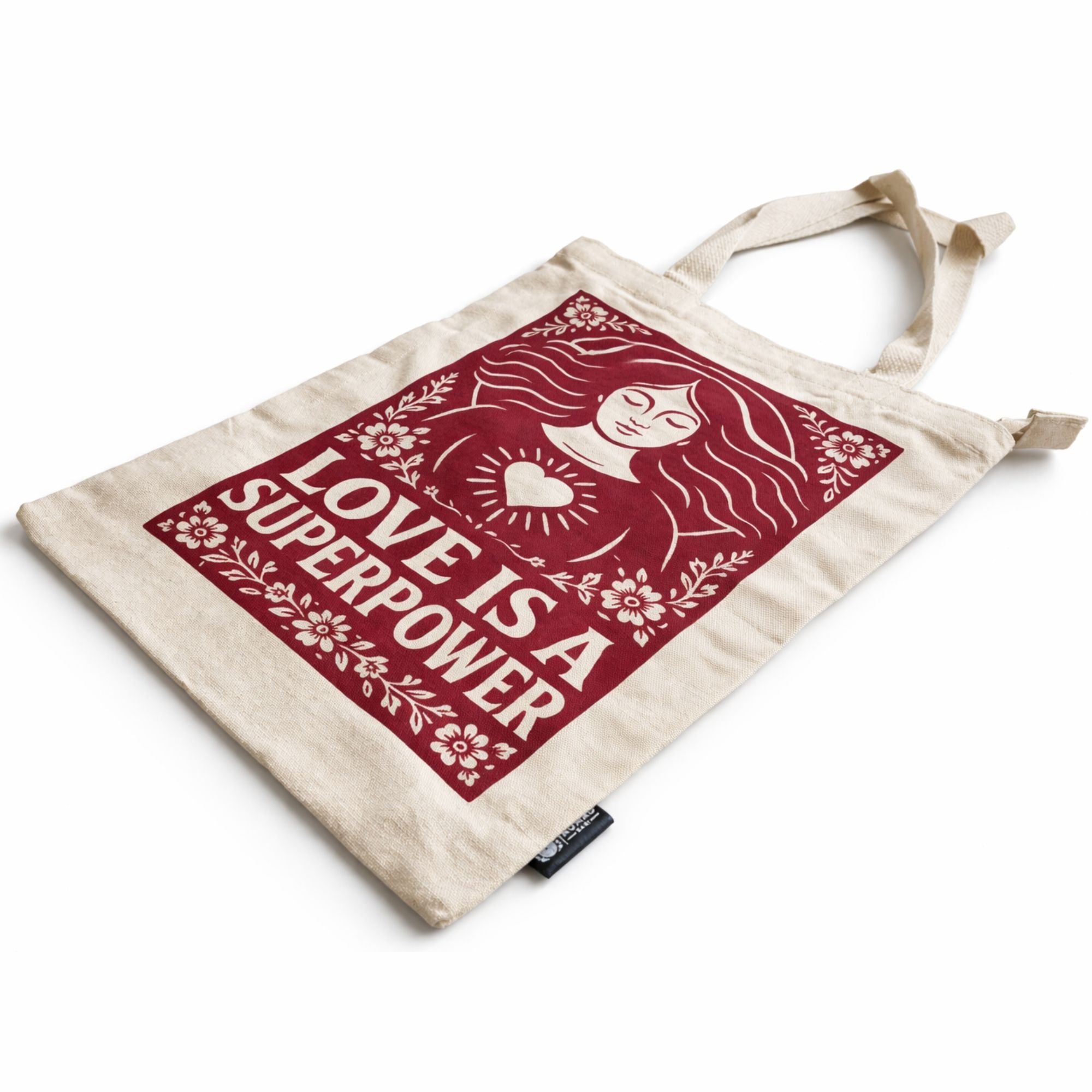 Love is a Super Power Tote Bag | Nomad Sari