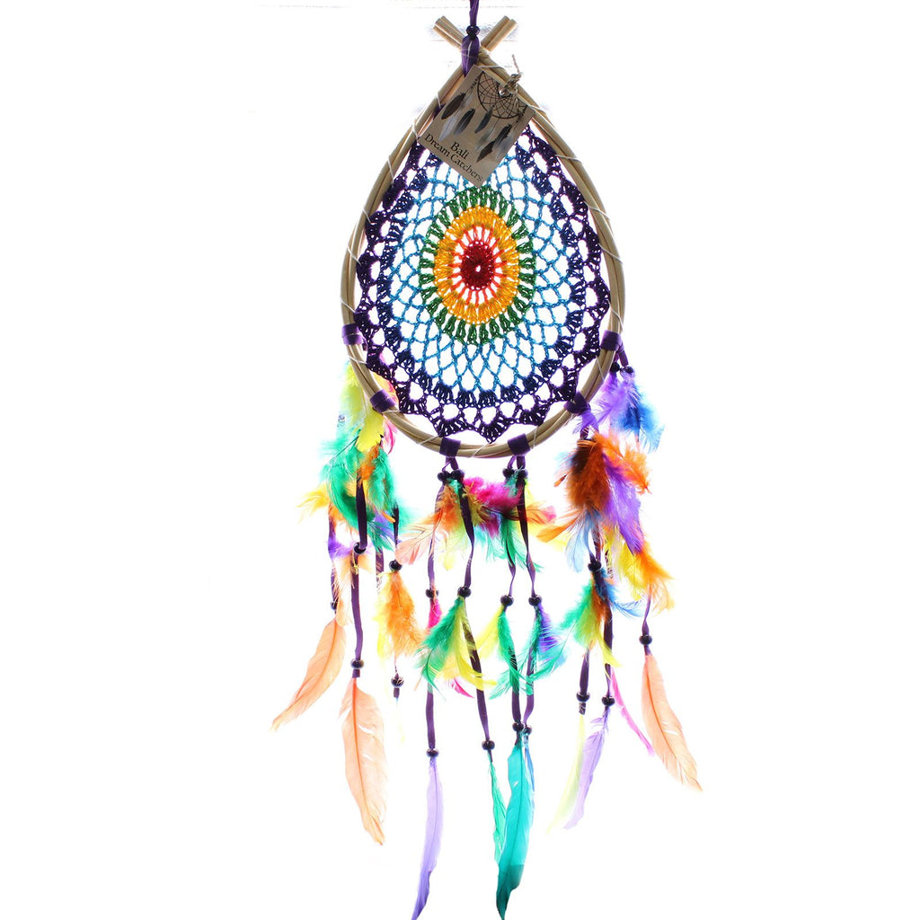 Multi Teardrop Bali Dreamcatcher Large