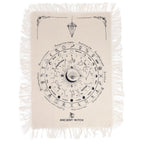 All Seeing Eye Pendulum Divination Cloth | Natural & Black | Ancient Witch