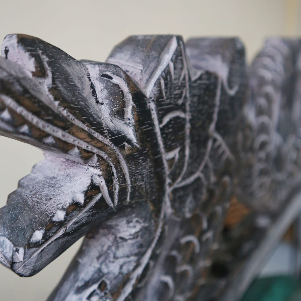 Balinese Gong with Dragon Stand - 50cm - Greenwash