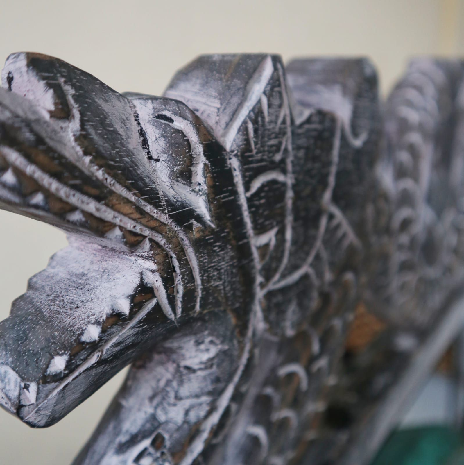 Balinese Gong with Dragon Stand - 50cm - Greenwash