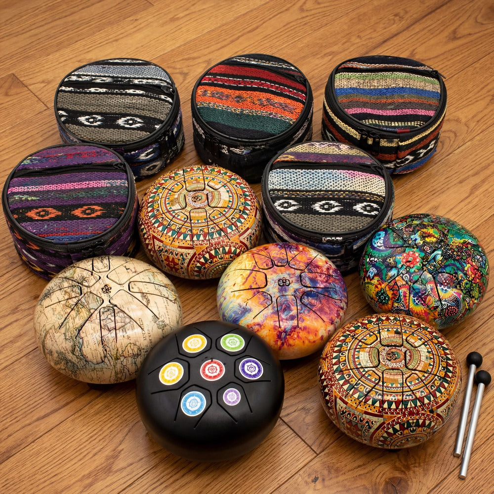 Low Medium Hapi Drum Black Chakra