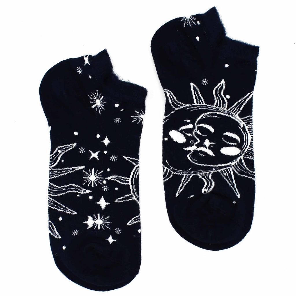 Hop Hare Bamboo Socks Low | Sun & Moon | UK 3.5–6.5
