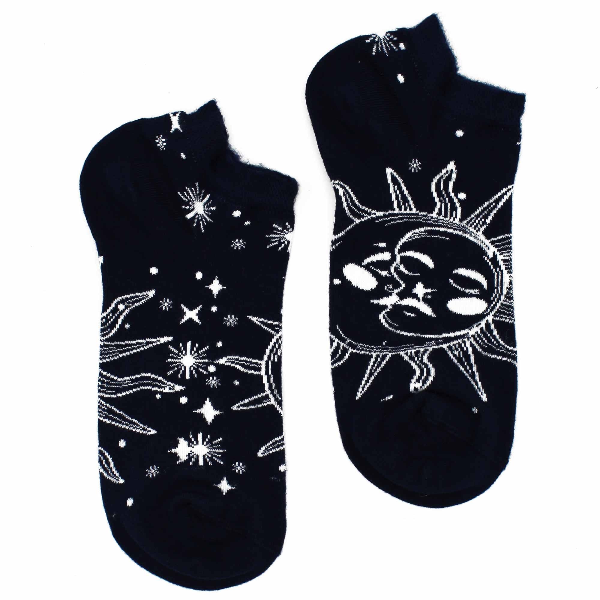 Hop Hare Bamboo Socks Low | Sun & Moon | UK 3.5–6.5
