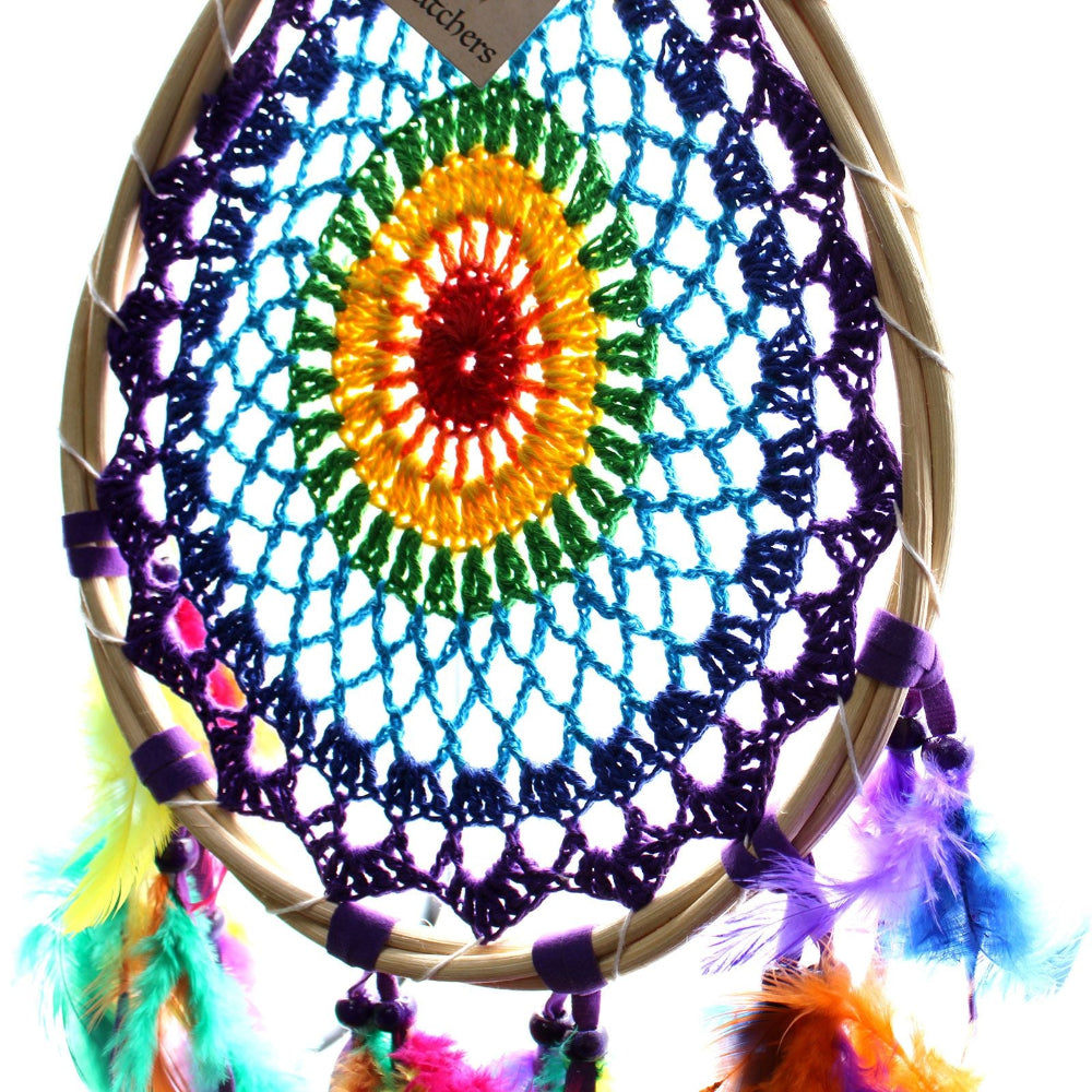 Multi Teardrop Bali Dream Catcher Medium