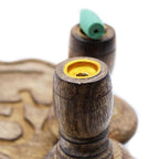 Hamsa  Mango Wood Backflow Burner Small