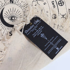 All Seeing Eye Pendulum Divination Cloth | Natural & Black | Ancient Witch