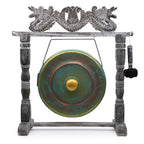 Balinese Gong with Dragon Stand - 50cm - Greenwash