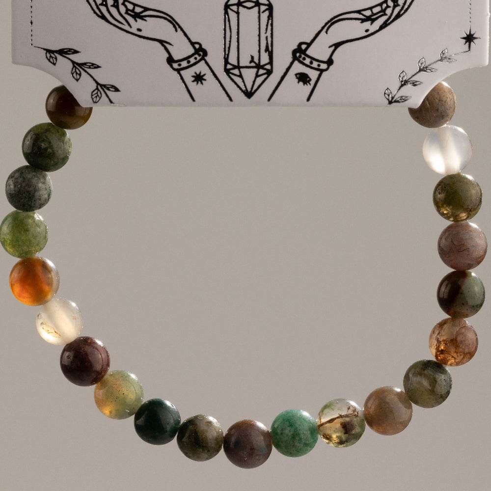 Moss Agate Petite Power Bracelet