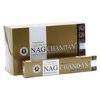 Chandan Sandalwood Incense Sticks 15g - Golden Nag