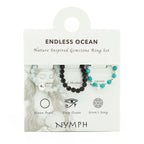 The Endless Ocean Ring Set — Nymph Gemstone Collection