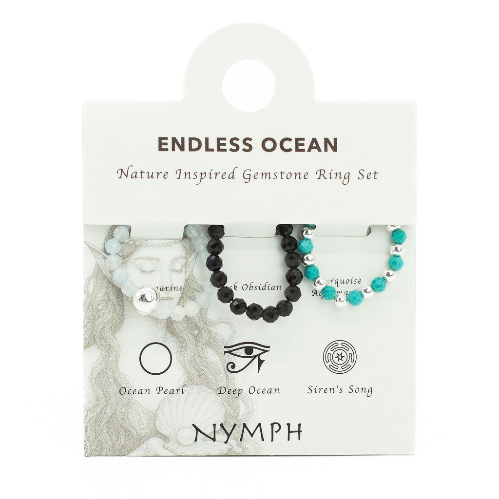 Endless Ocean Bracelet & Ring Set