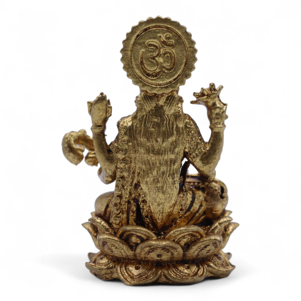 Brass Miniature God Sarswati  34mm