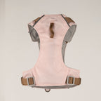 Dog Step-In Guardian Harness with Reflective Mesh & Rose Quartz Charm - Soft Pink - Extra Small (2-4kg)