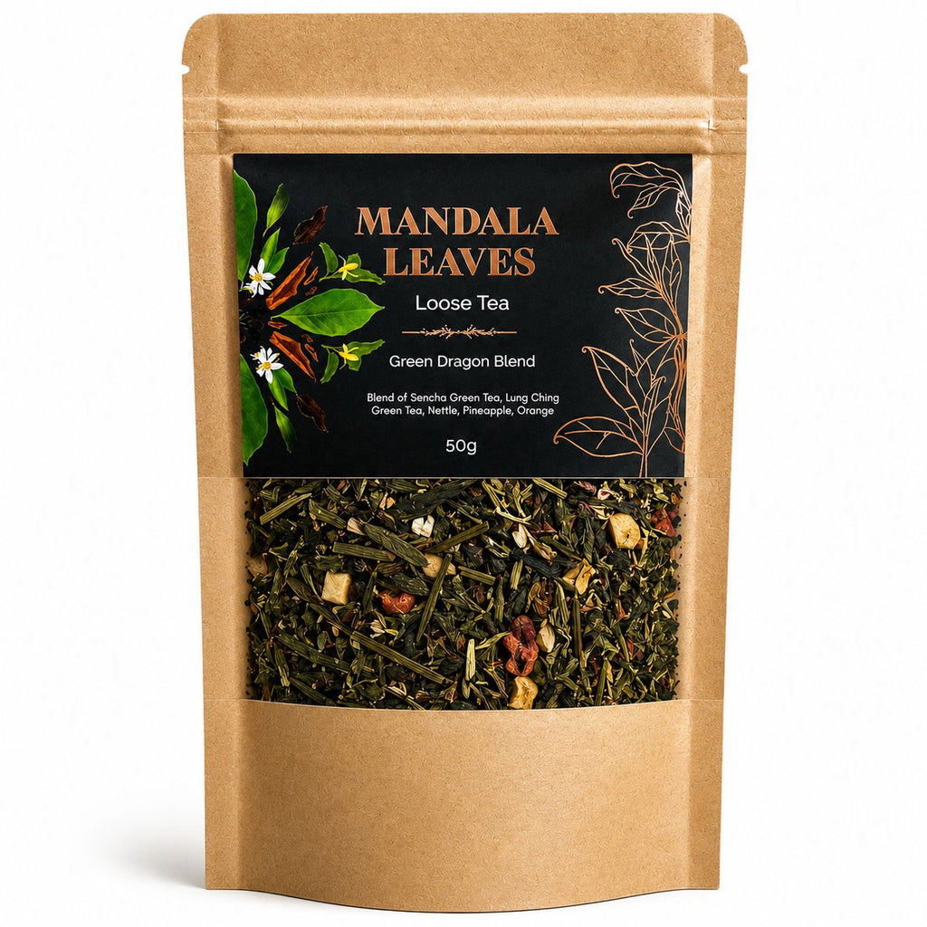 Green Dragon Blend Green Tea with Pineapple & Blueberry | 50g