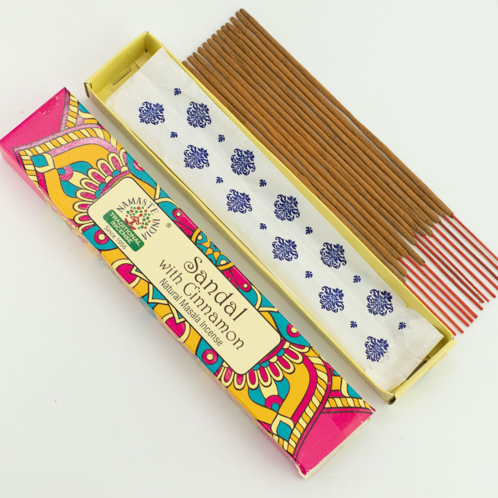 Namaste Mandala Masala Incense – Sandalwood & Cinnamon