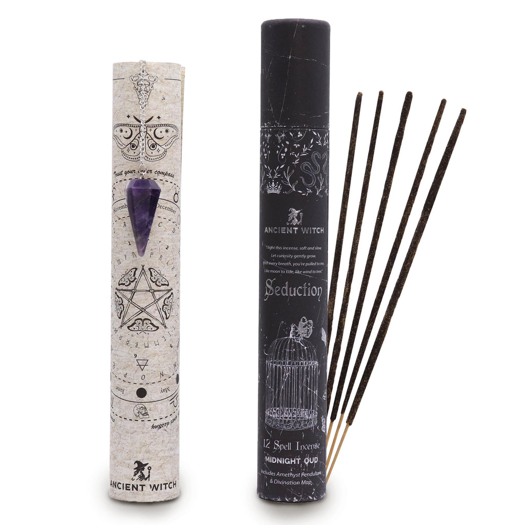 Seduction Amethyst Pendulum Ancient Witch Spell Incense