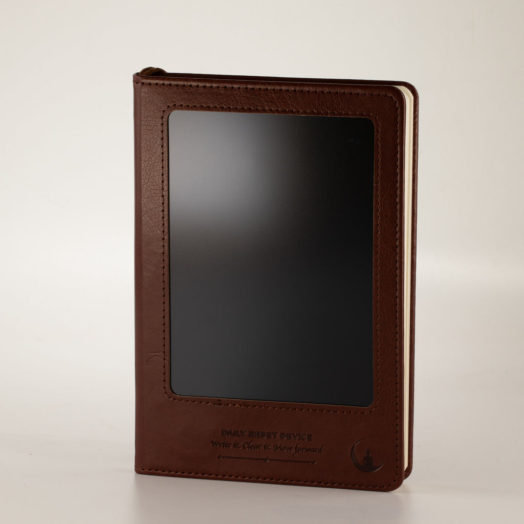 Write & Release Brown A5 LCD Notebook