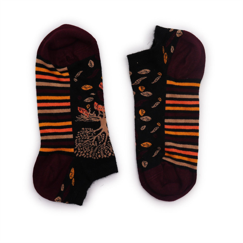 Tree of Life Hop Hare Bamboo Socks Low  S/M
