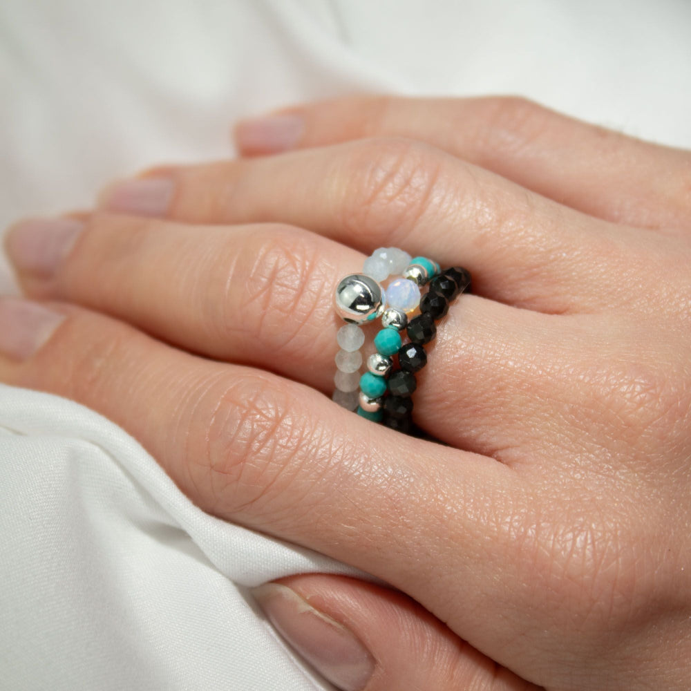 The Endless Ocean Ring Set — Nymph Gemstone Collection