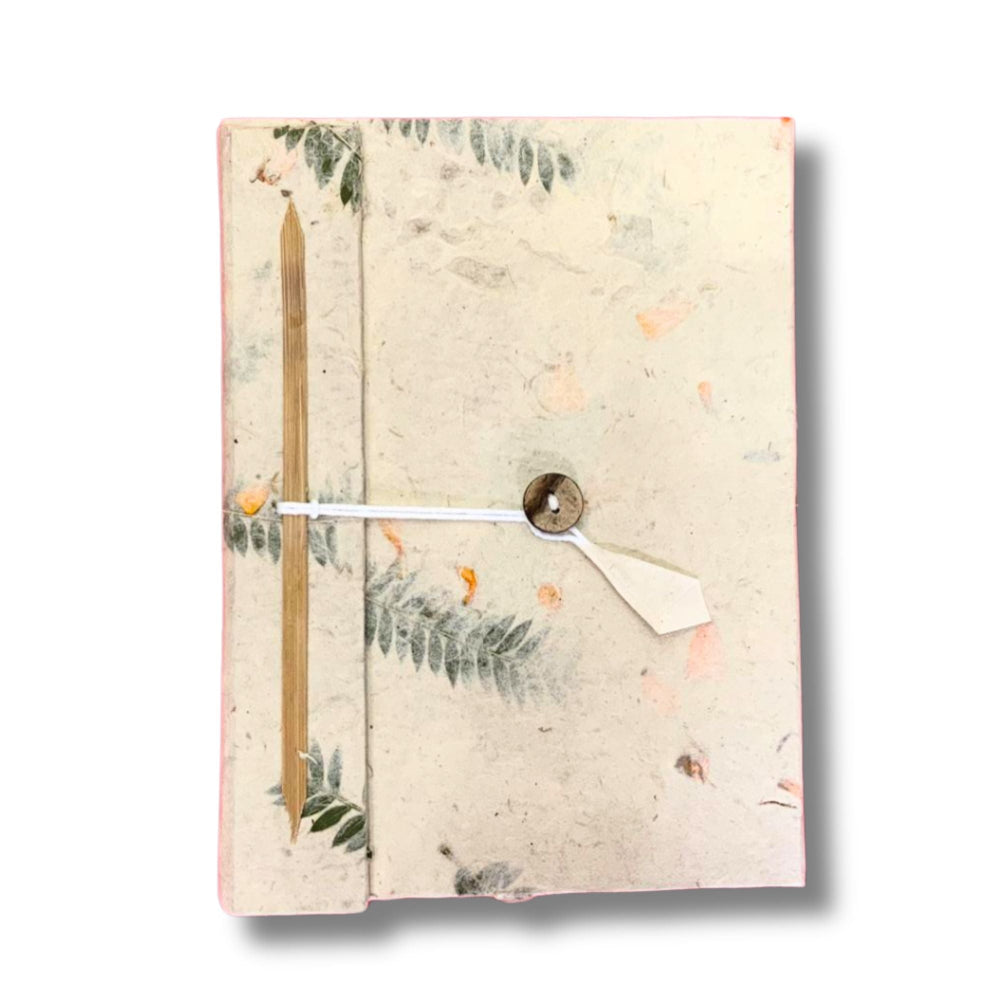 Lokta Mixed Flowers Notebook Large