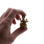 Brass Miniature God Sarswati  34mm