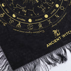 All Seeing Eye Pendulum Divination Cloth | Black & Gold | Ancient Witch