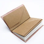 The Adventure Begins Red Handmade Leather Journal