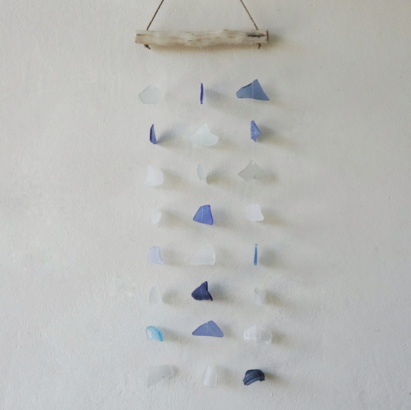 Blue & White Three Drop