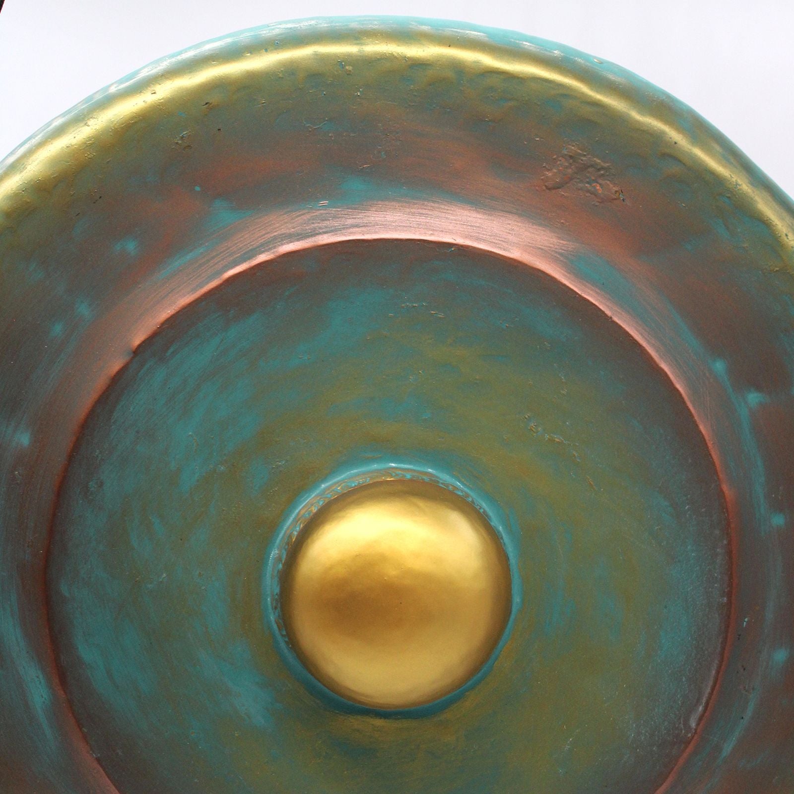 Balinese Gong with Dragon Stand - 50cm - Greenwash