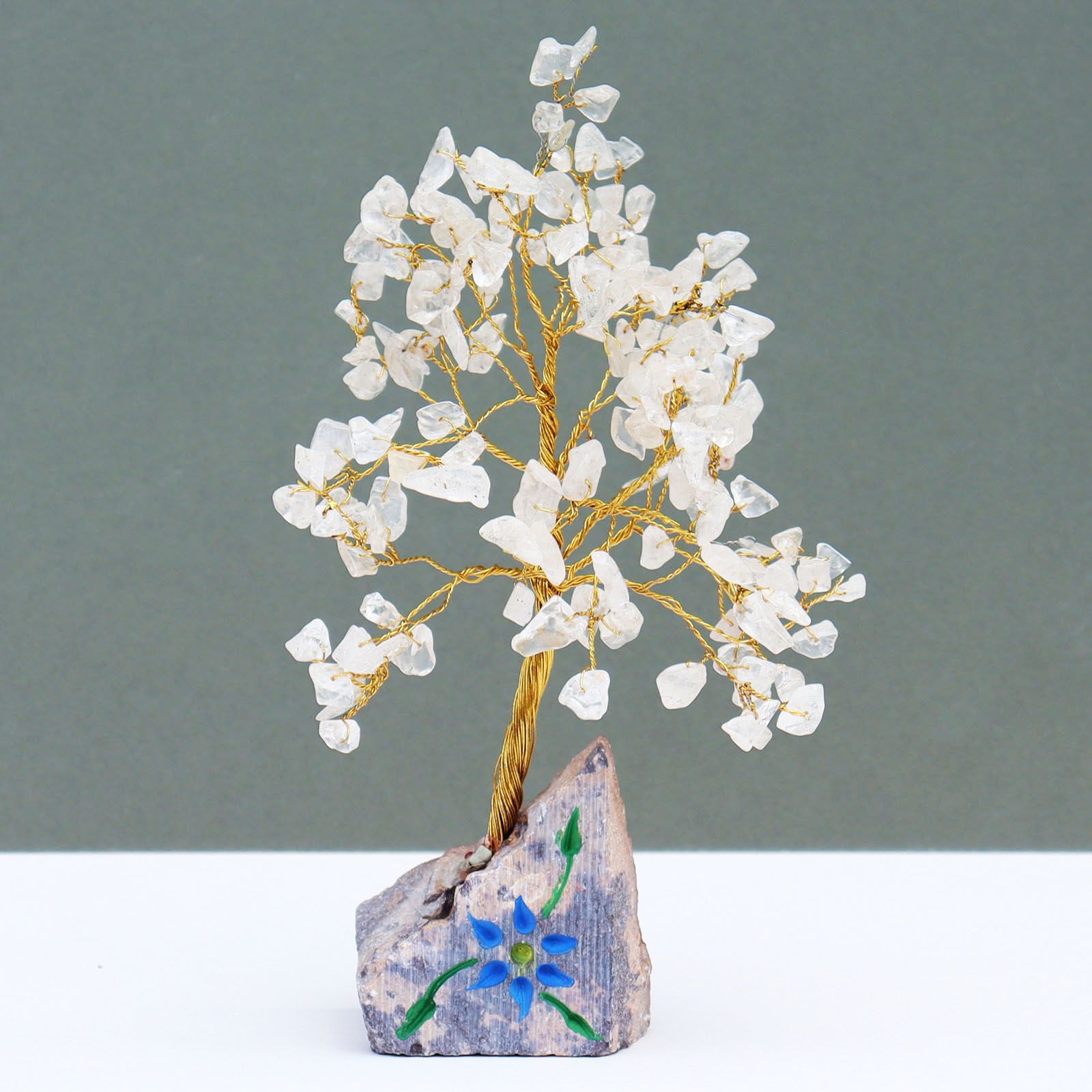 Gemstone Tree Rock Crystal - 160 Stone