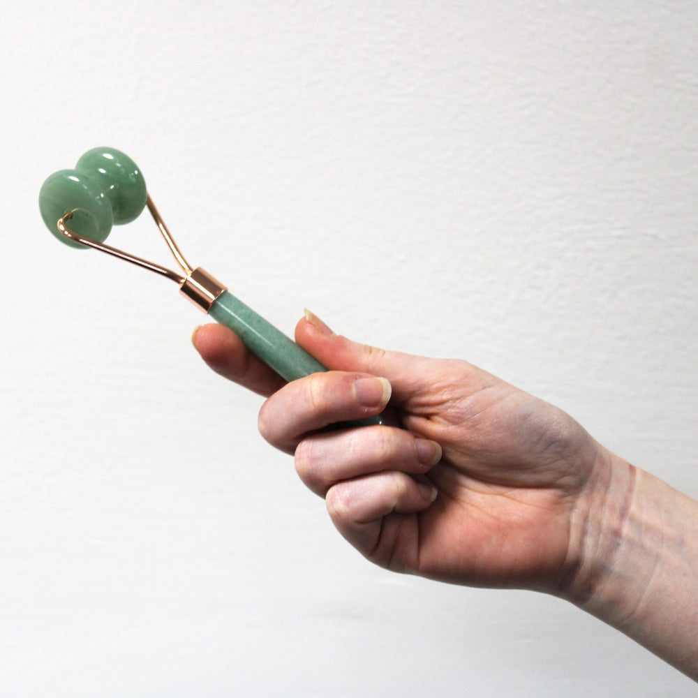 Jade Gemstone Mini Roller