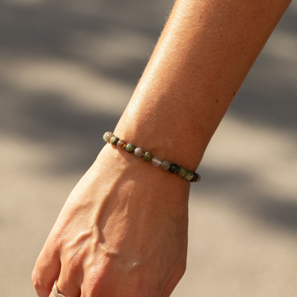 Moss Agate Petite Power Bracelet