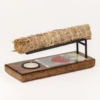 Three of Swords Large Enamelled Sage Stick Burner