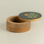 Stay Wild Moon Child Round Enamelled Keepsake Box
