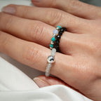 The Endless Ocean Ring Set — Nymph Gemstone Collection