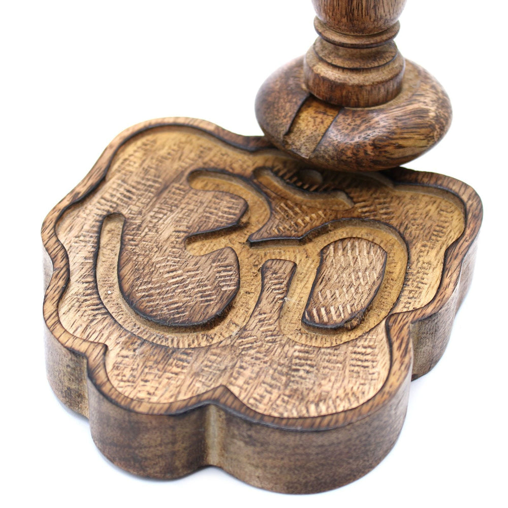 Ohm Mango Wood Backflow Burner Small