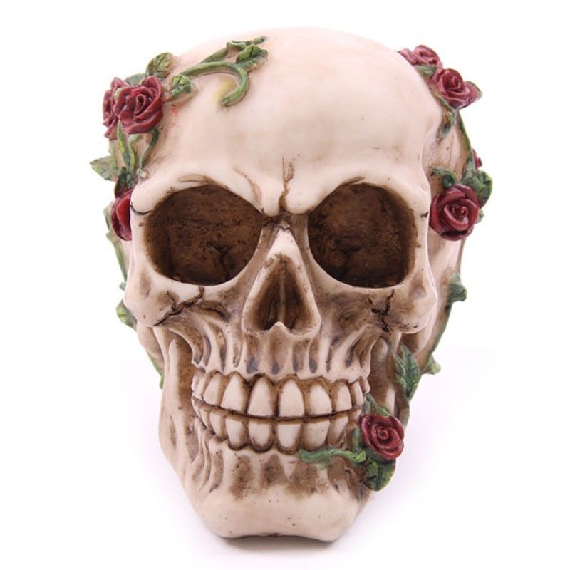 Skull with Roses Random Design