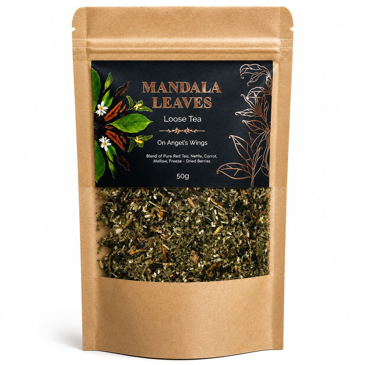 On Angels Wings Pu-erh & Mate Tea with Berries | 50g