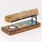 The Star Large Enamelled Sage Stick Burner
