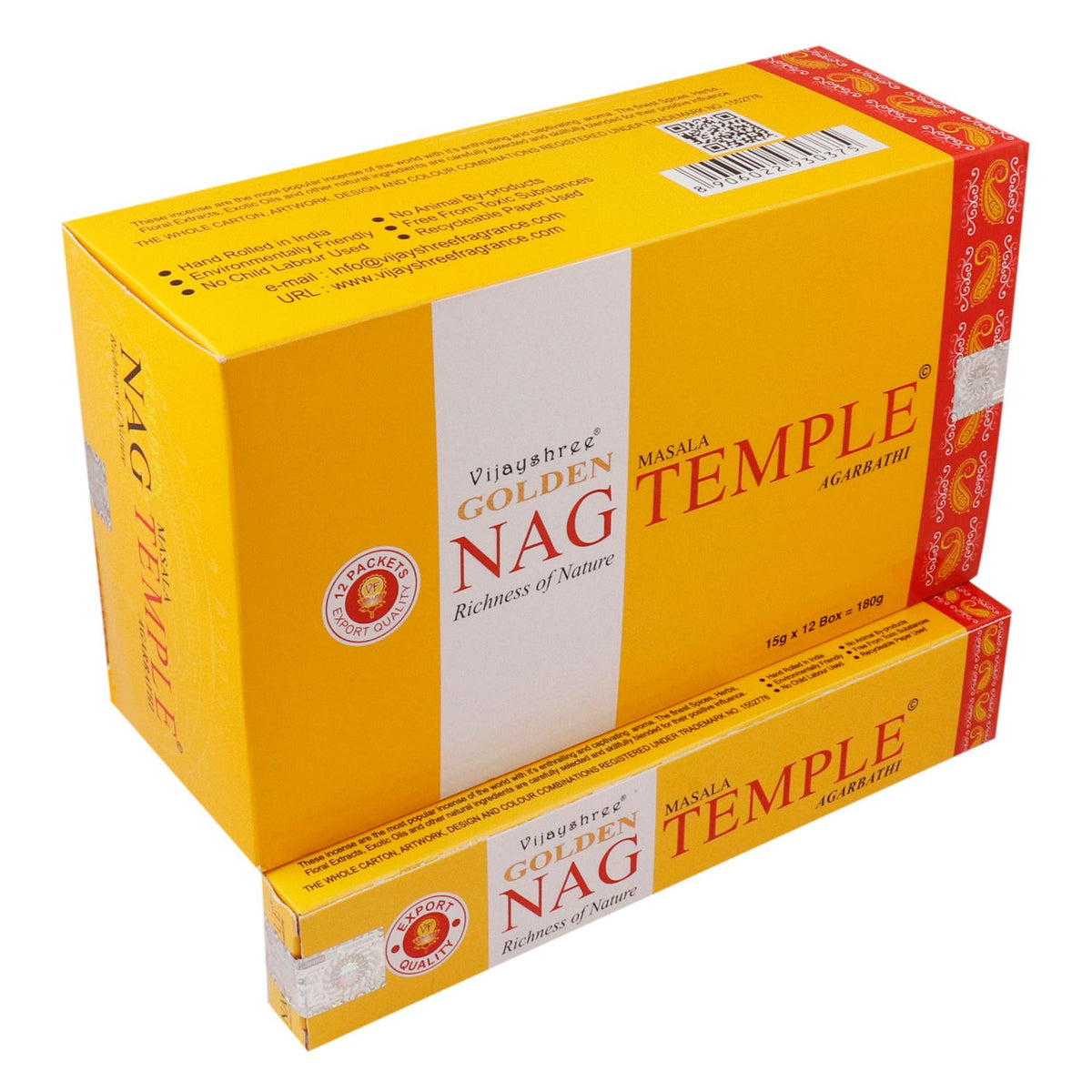 Temple Incense Sticks 15g - Golden Nag