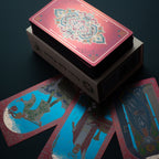 Pink Box Ruby Foil Tarot Card Gift Box Set - with booklet