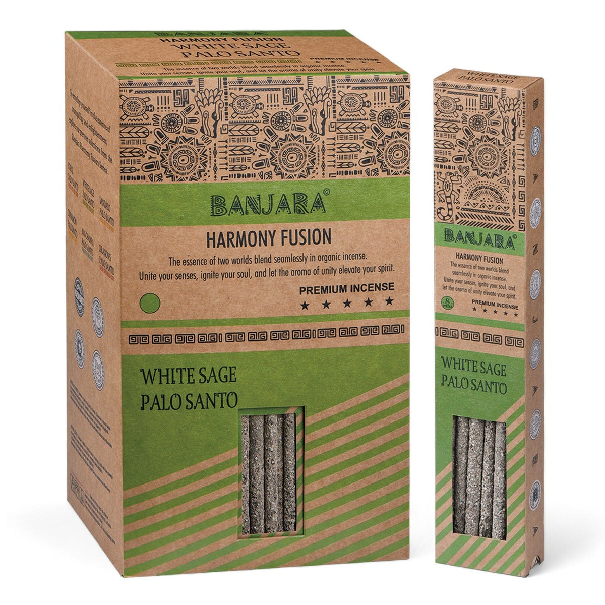 White Sage Palo Santo Smudge Sticks - Banjara