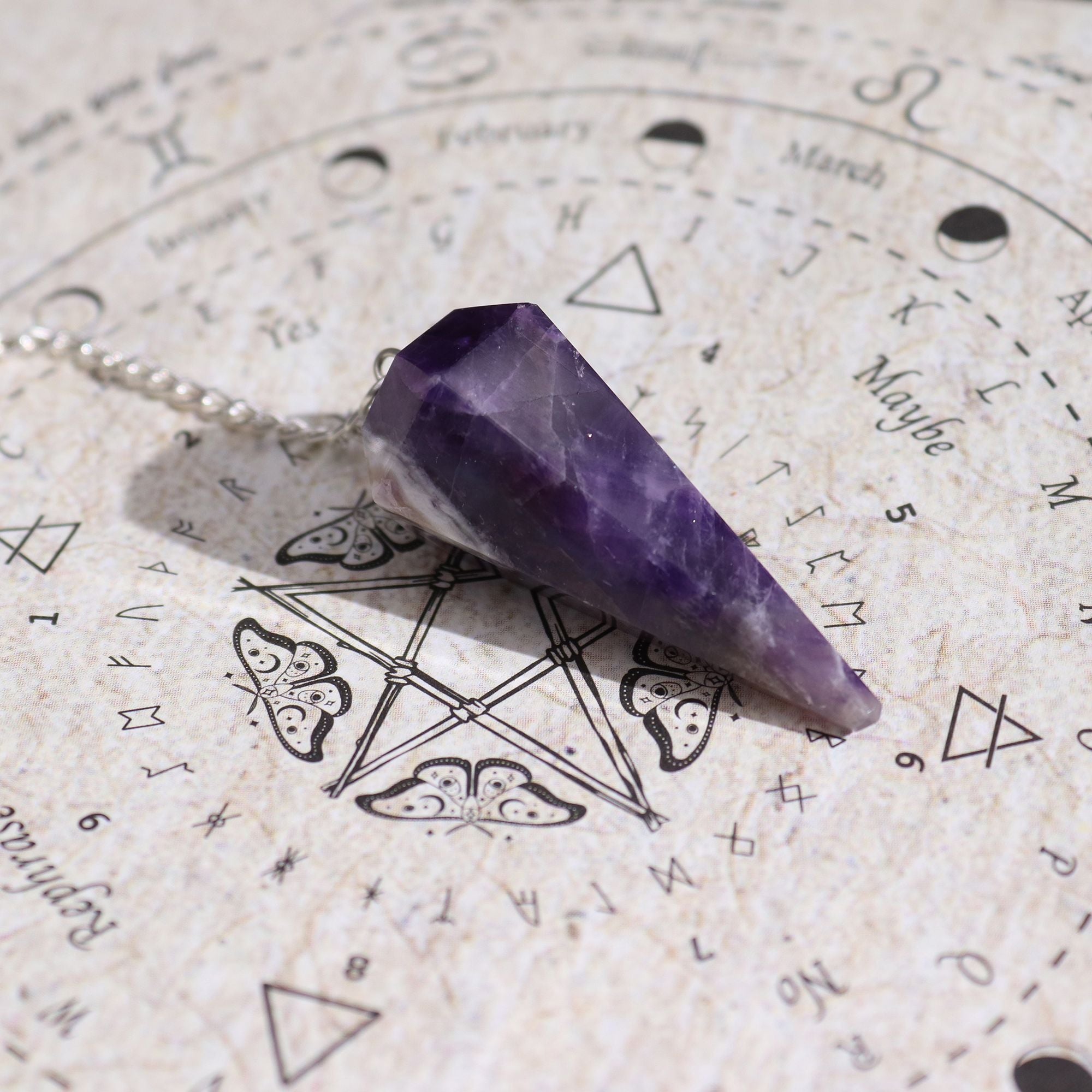 Seduction Amethyst Pendulum Ancient Witch Spell Incense