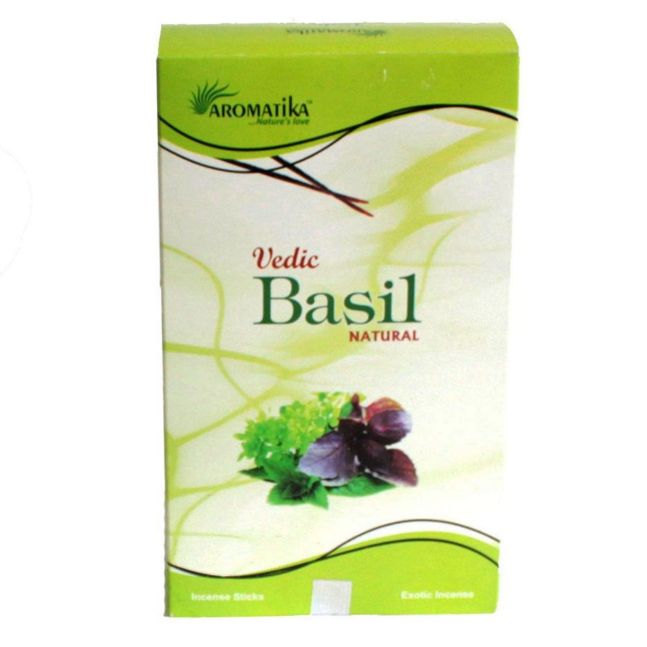 Basil Vedic Incense Sticks - Aromatika
