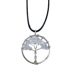 Rock Crystal Tree of Life Pendant