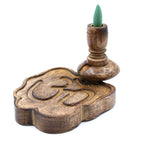 Ohm Mango Wood Backflow Burner Small