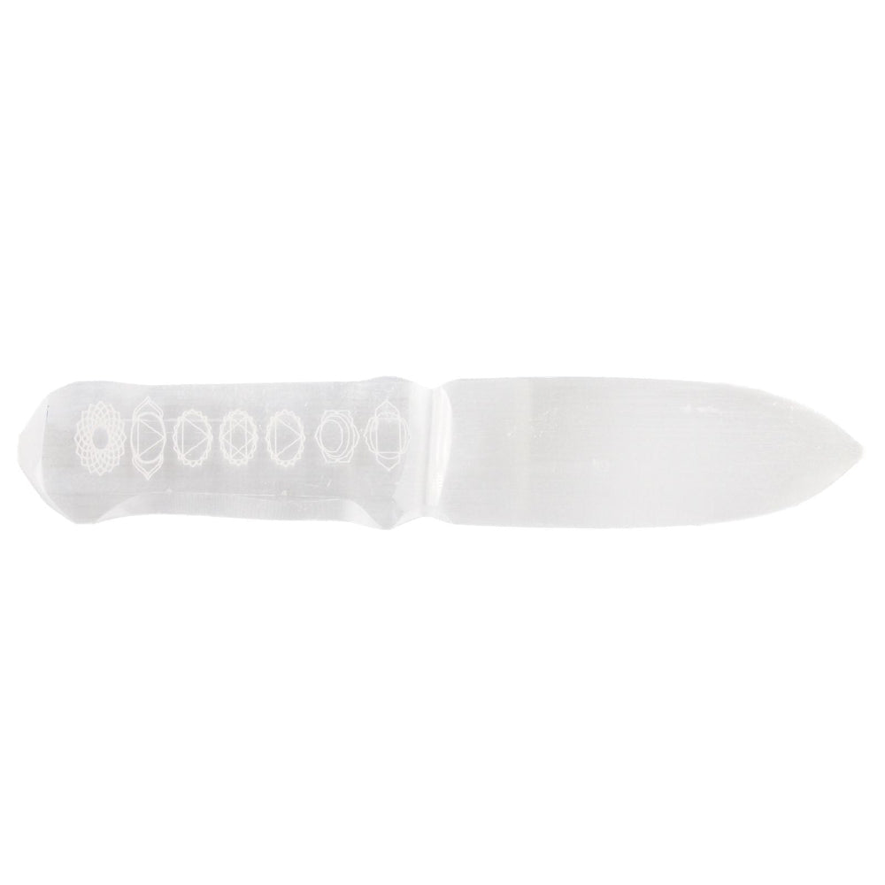 Chakra Selenite Ritual Knife