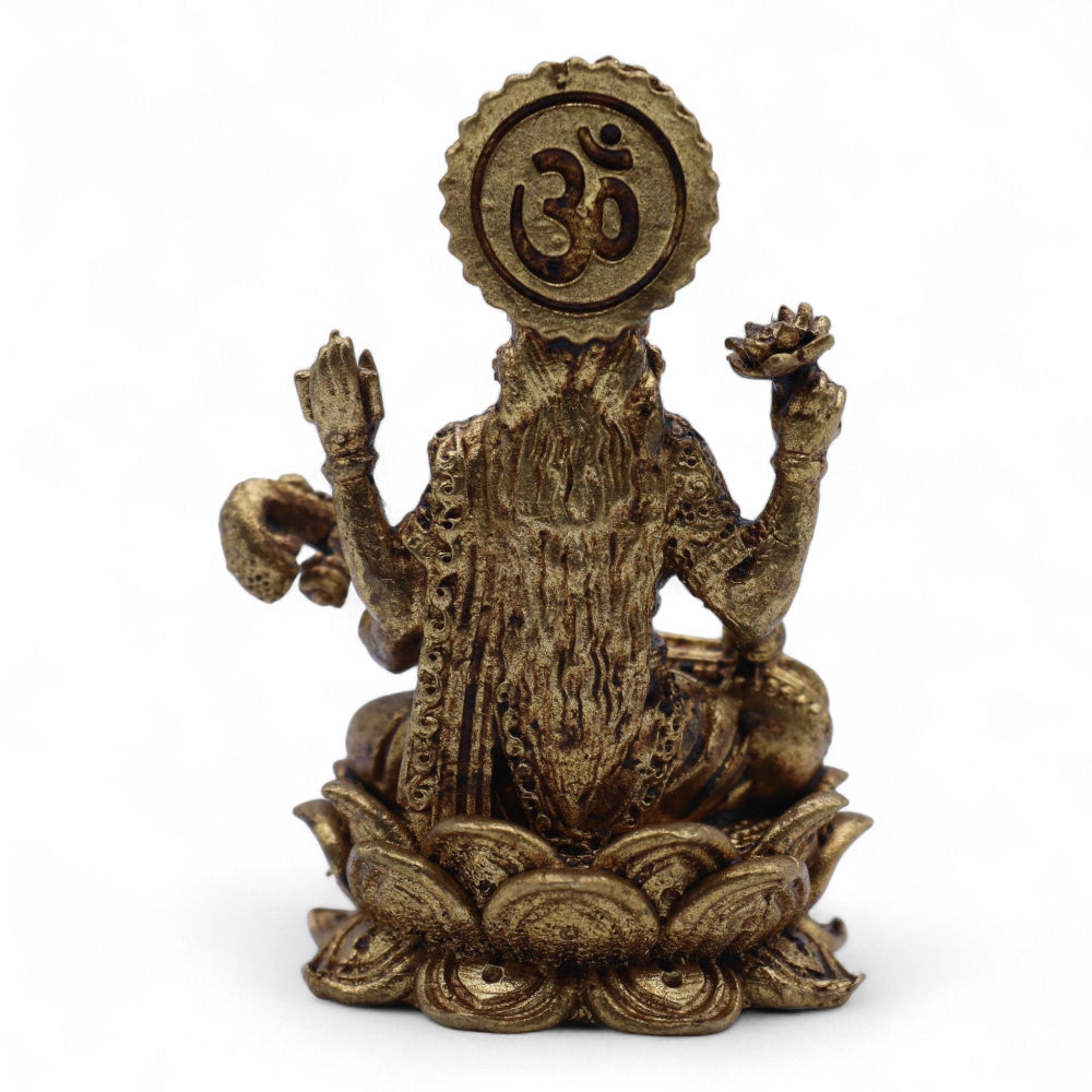 Brass Miniature God Sarswati 49mm
