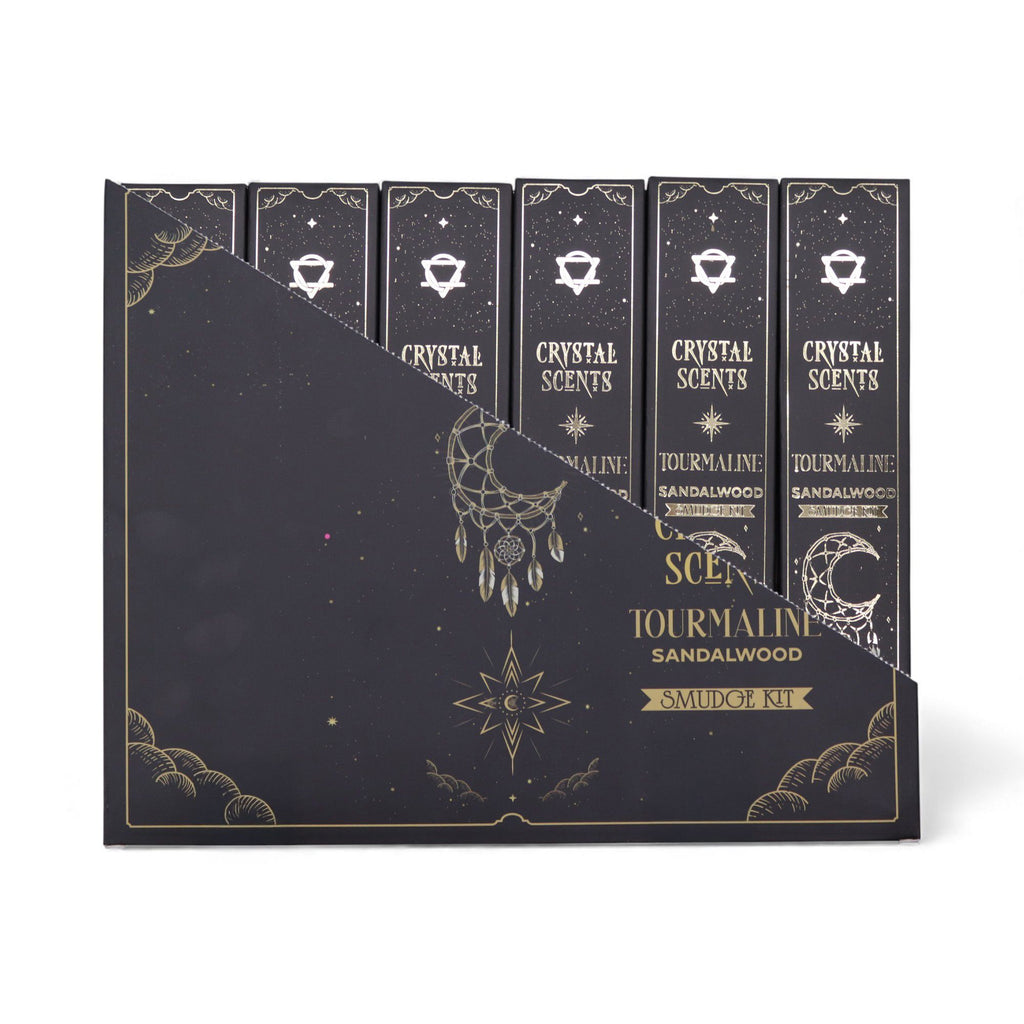 Sandalwood Tourmaline Crystal Scents Smudge Incense